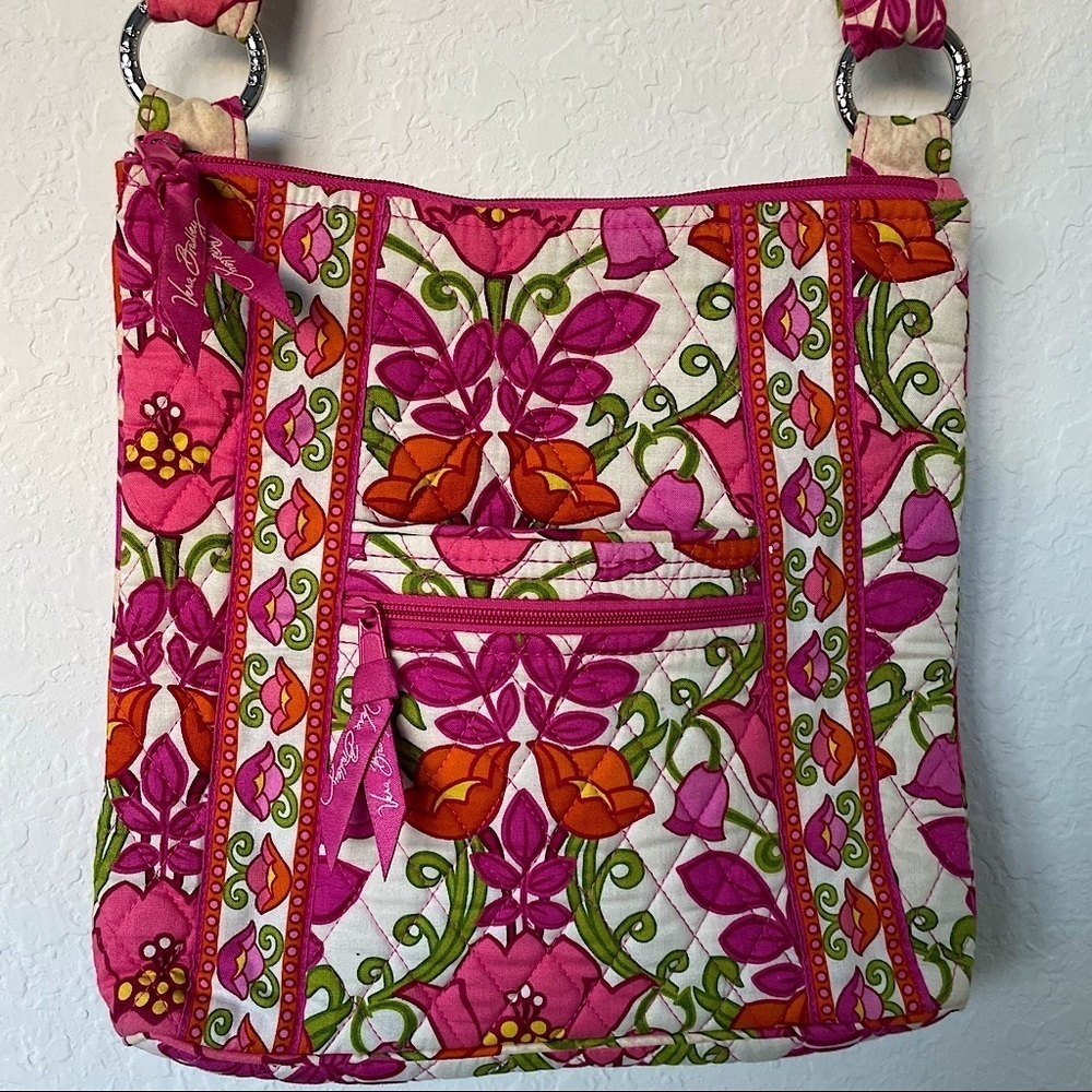 Vera Bradley Hipster Crossbody in Lilli Bell/ Easter Tulips